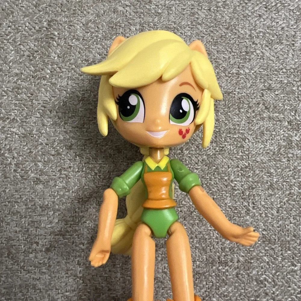 My Little Pony MLP Equestria Girls Minis Applejack Toy Figure Dolls Orange Boot